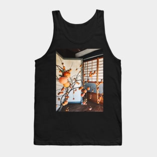 Japanese Aesthetics - Persimmon Flower Arrangement Tank Top